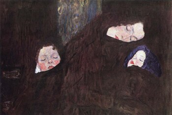 Mother with Children by Gustav Klimt art print