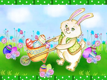 Wheelbarrow by Valarie Wade art print