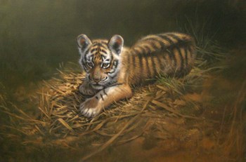 Tiger Cub by Michael Jackson art print