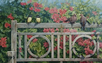 Park Bench by Michael Jackson art print