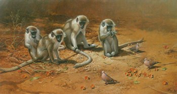 Monkey Business by Michael Jackson art print