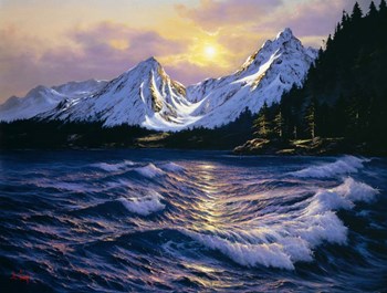 Snowy Peaks by Anthony Casay art print