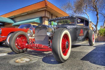 Red Wheels by Robert Kaler art print