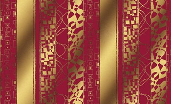 Gold and Red by Stessi art print