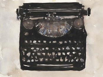 Typing I by Sam Dixon art print