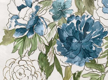 Blue Floral III by Asia Jensen art print
