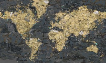 World Map by Edward Selkirk art print