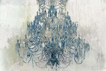Blue Chandelier by Aimee Wilson art print