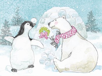 Polar Cap Friends II by Beth Grove art print
