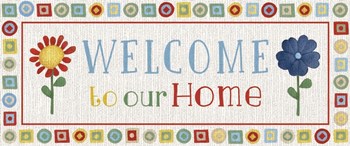 Welcome to our Home by Beth Grove art print