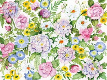 Floral Delight I by Kathleen Parr McKenna art print