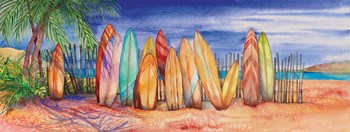 Surfboards by Kathleen Parr McKenna art print