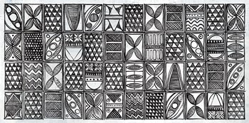 Patterns of the Amazon I BW by Kathrine Lovell art print