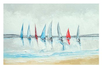 Boats 3A by Stuart Roy art print