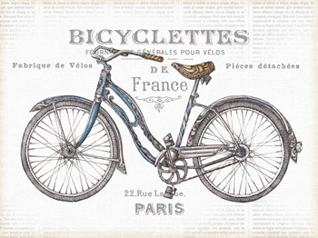 Bicycles II v2 by Daphne Brissonnet art print