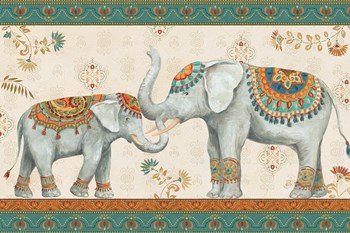 Elephant Walk I by Daphne Brissonnet art print