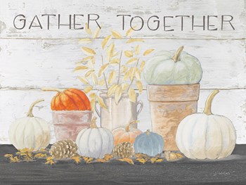 Beautiful Bounty - Gather Together by James Wiens art print