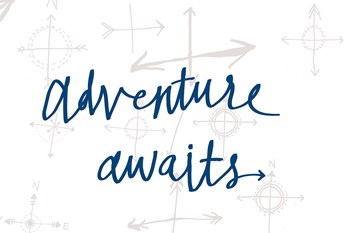 Adventure Awaits v2 by Wild Apple Portfolio art print