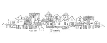 Nordic Village I by Avery Tillmon art print
