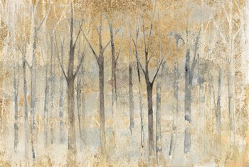 Seasons End Gold Dark by Avery Tillmon art print