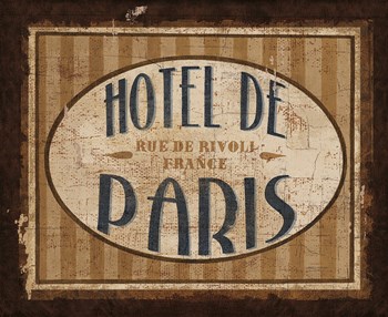 Luggage Labels III by Marco Fabiano art print