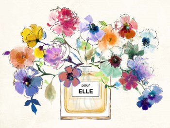 Perfume Bouquet by Michelle Clair art print