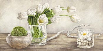 Arrangement with Tulips by Remy Dellal art print