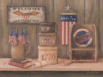 Sweet Land of Liberty by Pam Britton art print
