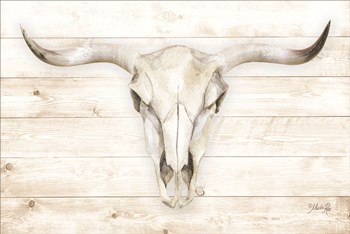Cow Skull by Marla Rae art print