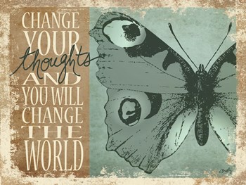 Change Your Thoughts by Misty Michelle art print