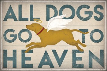 All Dogs Go to Heaven III by Ryan Fowler art print