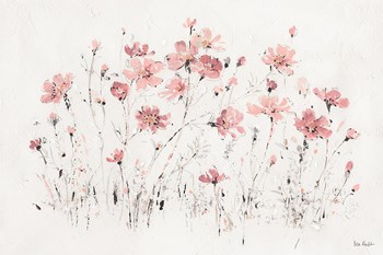 Wildflowers I Pink by Lisa Audit art print