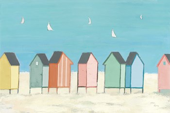 Cabanas I Pastel by Phyllis Adams art print
