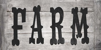 Farm Fresh Farm Sign V1 by LightBoxJournal art print