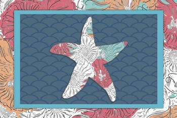 Sea Side BoHo - Starfish by LightBoxJournal art print