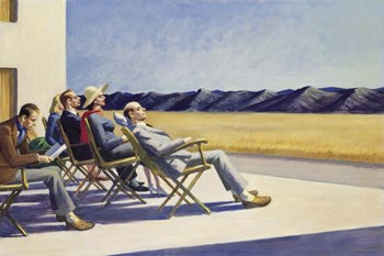 People in Sun by Edward Hopper art print