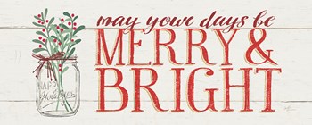 Merry and Bright by Janelle Penner art print