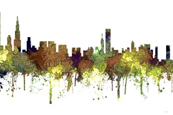 Chicago Illinois Skyline - Safari Buff by Marlene Watson art print