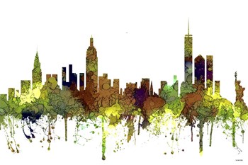 New York NY - Safari Buff by Marlene Watson art print