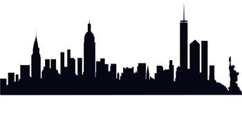 New York - B&amp;W by Marlene Watson art print