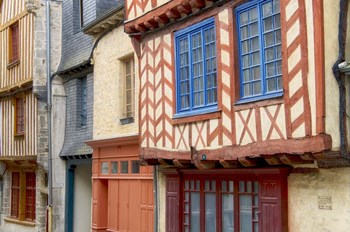 Historic Houses Of Vitre by Cora Niele art print