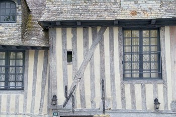 Timber Framed House by Cora Niele art print