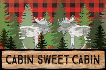 Cabin Sweet Cabin by Jennifer Pugh art print