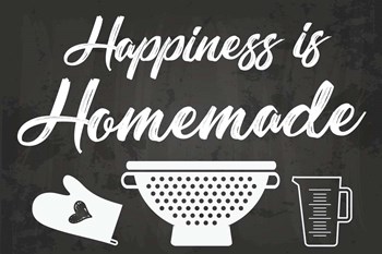 Happiness is Homemade by ND Art &amp; Design art print