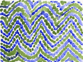 Blue Beads by Fernanda Franco art print