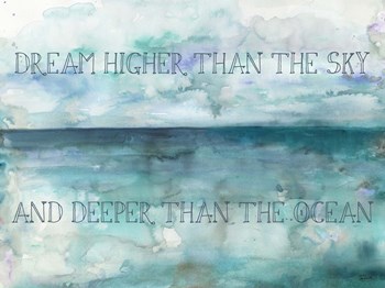 Dream Higher Landscape by Tre Sorelle Studios art print