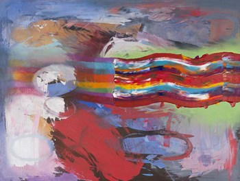 Color Storm Sonata by Hooshang Khorasani art print