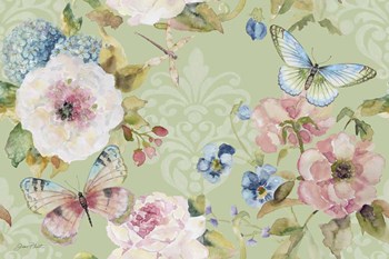 Botantical Beauty Green III by Jean Plout art print