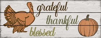 Thanksgiving-M by Jean Plout art print