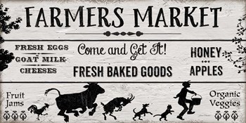 Farmers Market-B by Jean Plout art print